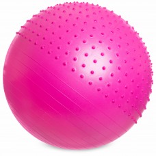 М"яч для фітнесу фітбол напівмасажний Zelart 85см, фіолетовий, код: FI-4437-85_V-S52