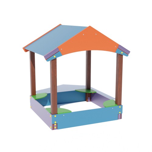 Пісочний дворик Miros "Будиночок" 1790х1530х1920 мм, код: DIO210 Пісочний дворик Miros "Будиночок" 1790х1530х1920 мм, код: DIO210