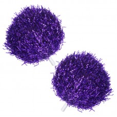 Помпоны для черлидинга и танцев FitGo Pom-Poms 370 мм (1 шт) фиолетовый, код: C-1680_V-S52