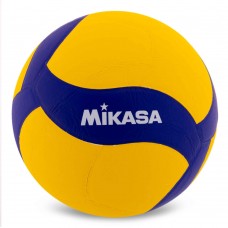 М"яч волейбольний Mikasa №5 PU, жовтий-синій, код: VT370W-S52