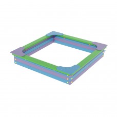 Пісочниця середня з кутовими сидіннями Miros 1950х1950х350 мм, код: DIO204.2