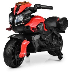 Дитячий електромобіль мотоцикл Bambi, червоний-чорний, код: M 3832EL-2-3-MP