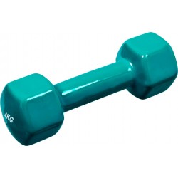 Гантель аеробна вінілова Fitnessport VDD-01-4кг, 1х4 кг, зелений, код: 10175-AX