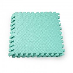 Мат-пазл WCG 600х600х10мм, 4 частини, бірюзовий, код: EVA 1-4B-IF