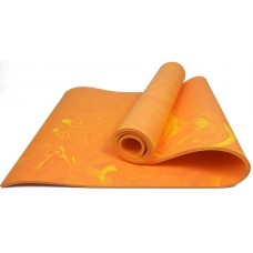 Килимок для йоги та фітнесу EasyFit PER Premium Mat 8 мм помаранчевий, код: EF-1930-Or
