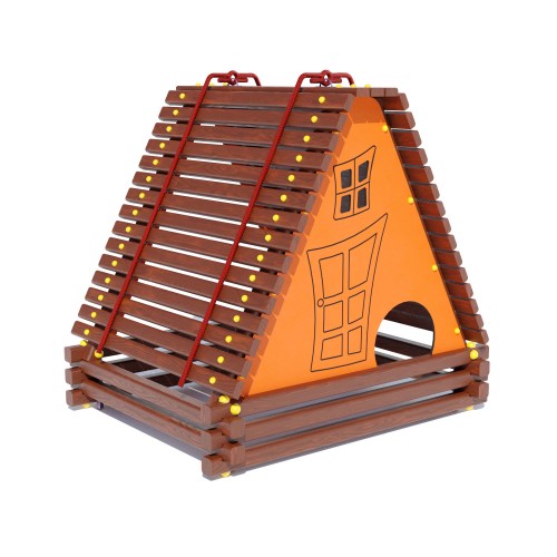 Будинок Miros “Зруб” 1800х1500х1710 мм, код: DIO298.2HDPE Будинок Miros “Зруб” 1800х1500х1710 мм, код: DIO298.2HDPE