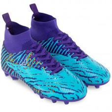 Бутси футбольні дитячі з носком PlayGame розмір 39, фіолетовий-бірюзовий, код: 150-35-39-1_39 Бутси футбольні дитячі з носком PlayGame розмір 39, фіолетовий-бірюзовий, код: 150-35-39-1_39