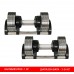 Гантель набірна Generation Fitness GF3-24kg, 2х3-24 кг, хром, код: 523185-AX