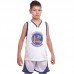 Форма баскетбольна підліткова PlayGame NB-Sport NBA Golden State 30 2XL (16-18 років), ріст 160-180см, білий-синій-жовтий, код: BA-0973_2XLWBLY