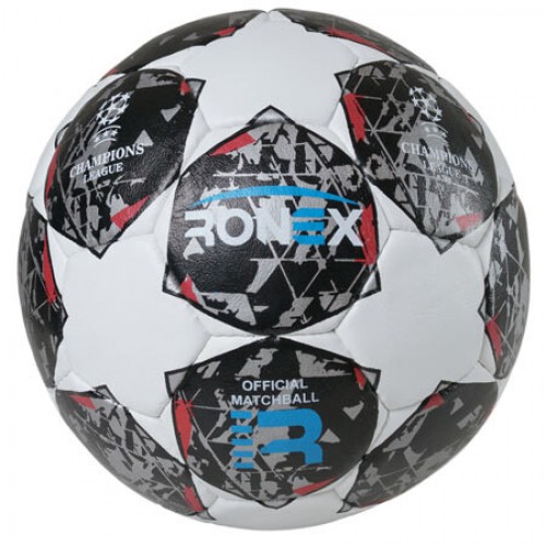 М'яч футбольний Ronex Grippy FN2, чорний, код: RXG-F2-BK-WS