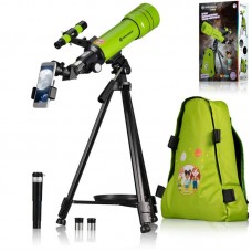 Телескоп Bresser Junior 70/400 Green з адаптером для смартфона + рюкзак (8850610B4K000), код: 930418-SVA