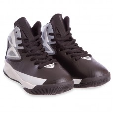 Кросівки високі дитячі для баскетболу PlayGame Sport розмір 35 (22см), чорний-білий, код: OB-1808-2_35BKW