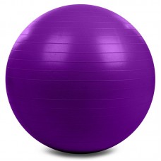 М"яч для фітнесу FitGo 750 мм темно-фіолетовий, код: FI-1984-75_DV