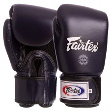 Рукавички боксерські шкіряні Fairtex 10 унцій, темно-синій, код: BGV1_10DBL Рукавички боксерські шкіряні Fairtex 10 унцій, темно-синій, код: BGV1_10DBL