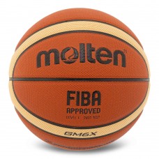 М"яч баскетбольний Molten №6, помаранчевий, код: BGM6X-1-S52 М"яч баскетбольний Molten №6, помаранчевий, код: BGM6X-1-S52