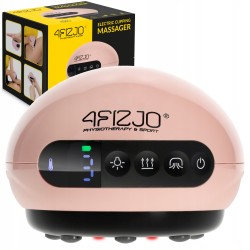 Масажна вакуумна банка 4Fizjo акумуляторна з ІЧ прогрівом, рожевий, код: P-5907739318701
