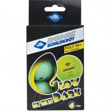 М"ячі для настільного тенісу Donic Glow in the dark (6шт) 40+, код: 608507-NI М"ячі для настільного тенісу Donic Glow in the dark (6шт) 40+, код: 608507-NI
