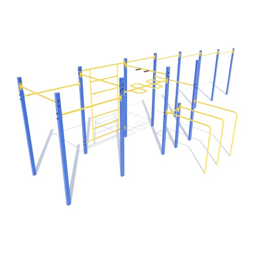 Спортивний комплекс Miros “Воркаут” фланці, код: W201.4 Спортивний комплекс Miros “Воркаут” фланці, код: W201.4