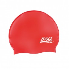 Шапочка для плавання Zoggs Silicone Cap Plain червона, код: 2023111401533