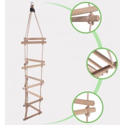 Підвісна драбина WCG трикутна для дитячого майданчика, код: W-307-IF Підвісна драбина WCG трикутна для дитячого майданчика, код: W-307-IF
