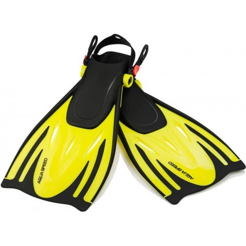 Ласти для дітей Aqua Speed Wombat Kid розмір 27-31, чорний-жовтий, код: 5908217630339 Ласти для дітей Aqua Speed Wombat Kid розмір 27-31, чорний-жовтий, код: 5908217630339