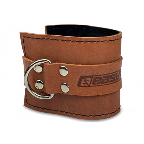 Манжета для тяги на тренажері EasyFit F10 шкіряний, коричневий, код: EF-LGSTR-F10-BR