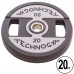 Диски Technogym полиуретановые с хватом 20 кг, код: TG-1837-20-S52