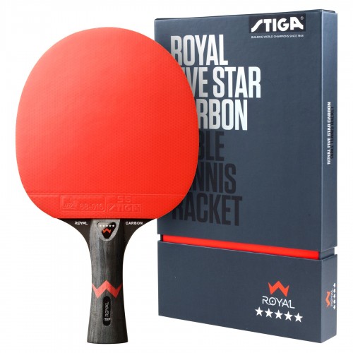 Ракетка для настільного тенісу Stiga Royal Carbon 5 Star FL (1215-2818-01), код: 931106-SVA