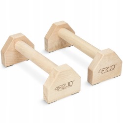 Упори для віджимань (паралетси) 4Fizjo дерев"яні 300 мм, код: P-5905973407052