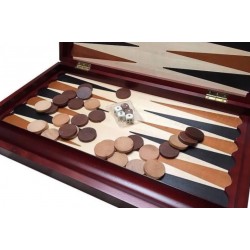 Нарди Madon Backgammon Duze 480х570 мм, чорний-коричневий-бежевий, код: 2022110300472