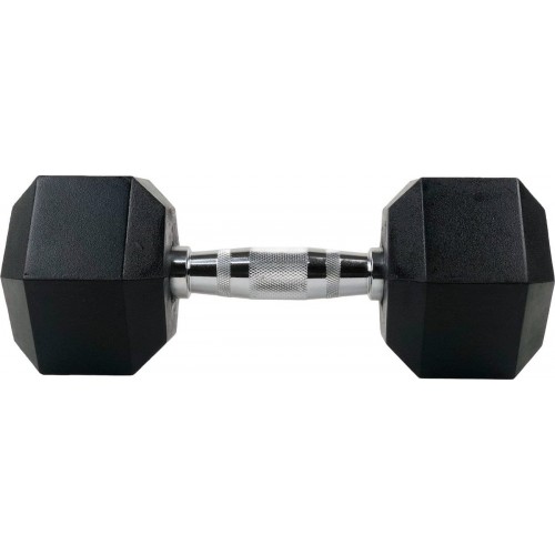 Гантель UnderFit UF53 прогумована 1 х 30 кг, код: M-11281083-IN Гантель UnderFit UF53 прогумована 1 х 30 кг, код: M-11281083-IN