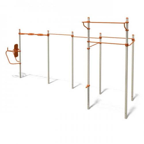 Спортивний комплекс InterAtletika Воркаут 8038х2613х527 мм, код: S831.5-SM