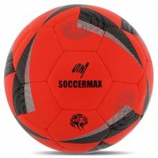 М"яч футбольний Hybrid Soccermax №5 PU, червоний, код: FB-7992_R