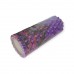 Масажний валик класичний SNS EVAJD2-33KM-PU+BK+ 33 см, хвилясто-фіолетовий, код: 11072-SNS