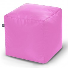 Безкаркасний пуфік Tia-Sport Кубик, оксфорд, рожевий, 400х400 мм, код: sm-0012-14-70