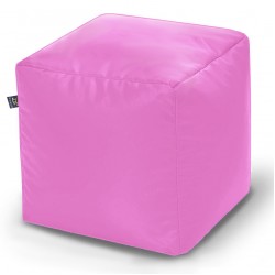 Безкаркасний пуфік Tia-Sport Кубик, оксфорд, рожевий, 400х400 мм, код: sm-0012-14-70