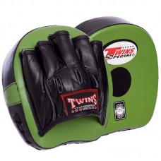 Лапа вигнута Twins шкіра, зелений-чорний, 2 шт, код: VL-2054_GBK Лапа вигнута Twins шкіра, зелений-чорний, 2 шт, код: VL-2054_GBK