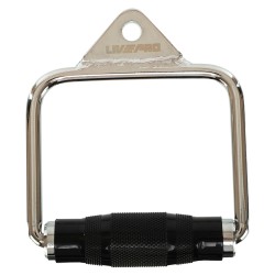 Рукоятка поодинока закрита ручка для блочного тренажера LiveUp хром, код: LP8192D Рукоятка поодинока закрита ручка для блочного тренажера LiveUp хром, код: LP8192D