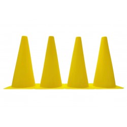 Конуси-фішки спортивні EasyFit 32 см (набір з 4 штук) жовті, код: EF-1679-4Y-EF Конуси-фішки спортивні EasyFit 32 см (набір з 4 штук) жовті, код: EF-1679-4Y-EF