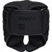 Боксерський шолом RDX T15 Noir Cheek Protector Matte Black  L, код: HGR-T15MB-L
