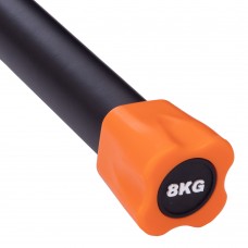 Бодібар Zelart Body Bar 8кг, чорний-помаранчевий, код: FI-1251-8-S52 Бодібар Zelart Body Bar 8кг, чорний-помаранчевий, код: FI-1251-8-S52