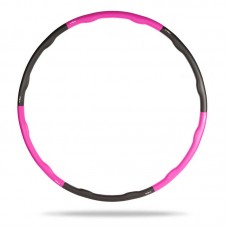Обруч Hula Hoop GymBeam 1000 мм, сірий-рожевий, код: 8586022213281-GB
