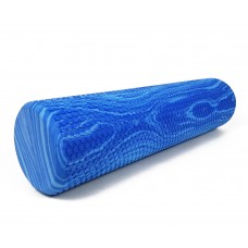 Масажний ролик EasyFit Foam Roller 45 см двоколірний Синій-блакитний, код: EF-2031-Bl-EF