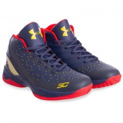 Кросівки для баскетболу Under Armour розмір 44 (28см), синій-червоний, код: F1705-6_44BLR