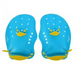 Лопатки для плавання Cima M, блакитний-жовтий, код: PL-3436_MNY