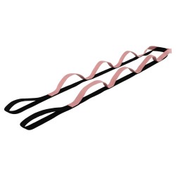 Стрічка еластична з петлями для розтяжки Record Stretch Strap 11 петель, рожевий, код: FI-6906-S52 Стрічка еластична з петлями для розтяжки Record Stretch Strap 11 петель, рожевий, код: FI-6906-S52