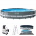 Круглий каркасний басейн Intex Ultra XTR Frame Pool, 6100x1220 мм, код: 26334-IB