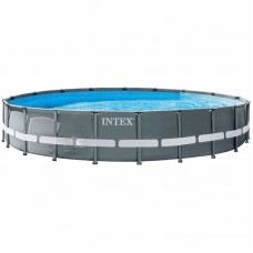 Круглий каркасний басейн Intex Ultra XTR Frame Pool, 6100x1220 мм, код: 26334-IB