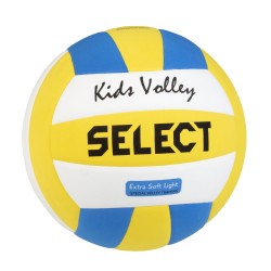 М"яч волейбольний Select Kids Volley №5, блакитний-білий-жовтий, код: 5703543040308