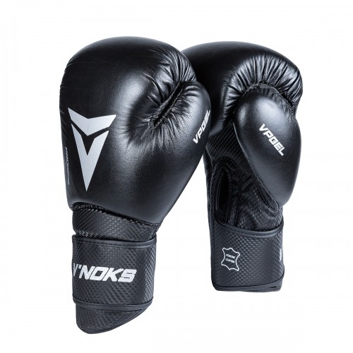 Боксерські рукавички V`Noks Optima 10 ун, чорний, код: 60225-RX